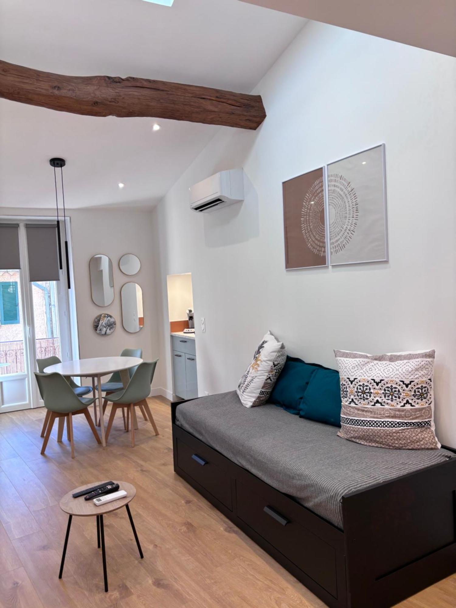 Charmant Appartement Au Coeur De Villeneuve Loubet エクステリア 写真